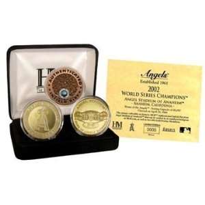  Los Angeles Angels 24kt Gold and Infield Dirt 3 Coin 