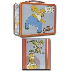  Simpsons Homer Cruel Fate metal lunch box with drink 