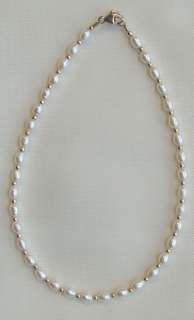 14k Gold Filled & White Pearl Ankle Bracelet (2885)  