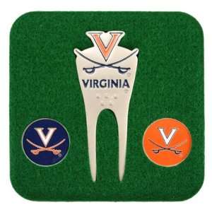  Virginia Cavaliers Divot Repair Tool & Ballmarkers Sports 