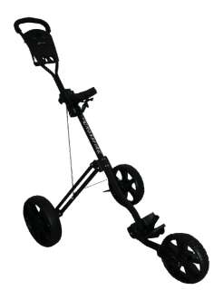 NEW Tartan Golf Crossfire Deluxe 3 Wheel Push Cart BLK  