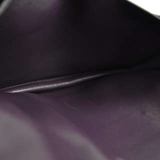 HERMES Togo Dogon Belt Wallet Waist Bag Pouch Purple  