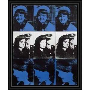  Nine Jackies, 1964 by Andy Warhol   Framed Artwork