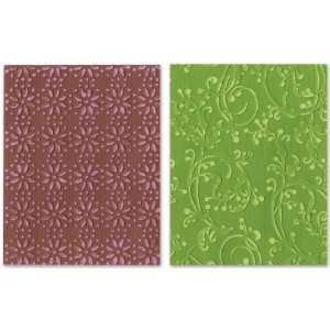 Textured Impressions 2 Pack Embossing Folders By Basic Grey: Sugar 