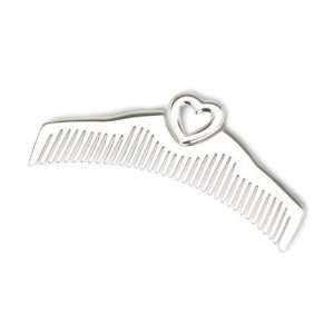  Heart Sterling Silver Baby Comb: Toys & Games