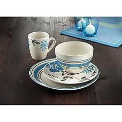 American Atelier Ashby Turquoise 16 piece Dinnerware Set   