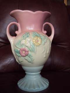 Vintage Hull Wild Flower Vase10 1/2Tall W/Org.Sticker  