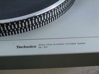 Vintage Technics Direct Drive SL D2 Turntable Automatic Record Player 