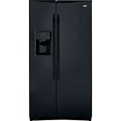   25.6 cubic foot Black Refrigerator with Dispenser  Overstock