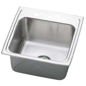 Lustertone Collection DLR191910 19 Top Mount Single Bowl Stainless 