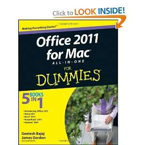 Office 2011 for Mac All in One For Dummies (For Dummies (Computer/Tech 