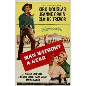  Man Without a Star Movie Poster (27 x 40 Inches   69cm x 