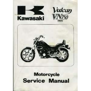  Kawasaki Vuclan VN750 Twin Motorcycle Service Manual Part 