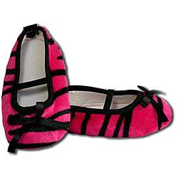 Pink Zebra Infant Girl Crib Shoes  Overstock
