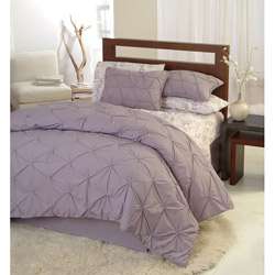 Carissa Lavender King size 4 piece Comforter Set  
