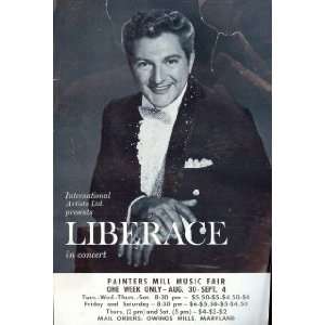  LIBERACE in concert Lee Liberace Books