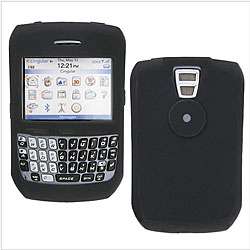 Silicone Skin Case for Blackberry Curve 8700, Black  Overstock