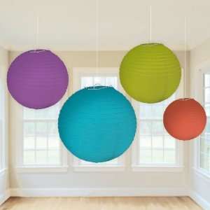  Lets Party By Amscan Brights Lanterns 