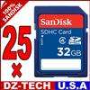 Lot of 5 Sandisk 16GB Cruzer Blade USB 2.0 Flash Pen Drive 16 GB 