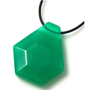  Dr. Blooms Chewable Jewels Necklace Hexagon, Emerald 