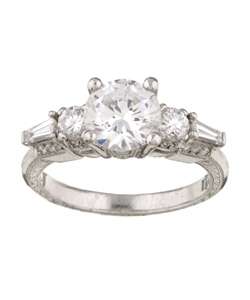 Tacori Platinum 5/8ct TDW Diamond Engagement Ring (G, VS)   