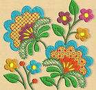 Jacobean Pocket Toppers Machine Embroidery Designs