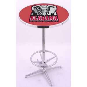  Alabama Pub Table w/ Chrome Base