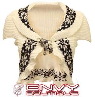 NEW LADIES KNITTED CARDIGAN SHRUG WOMENS CROP TOP 8 14  