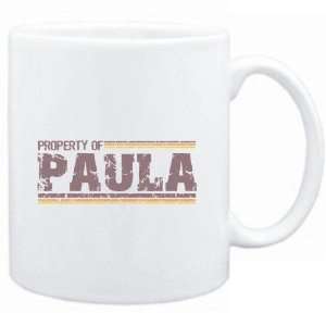  Mug White  Property of Paula   Vintage  Female Names 