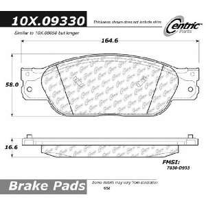   104.09330 104 Series Semi Metallic Standard Brake Pad Automotive