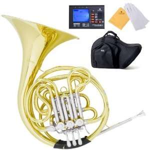  Mendini MFH 30 Intermediate Key of F/Bb Double French Horn 