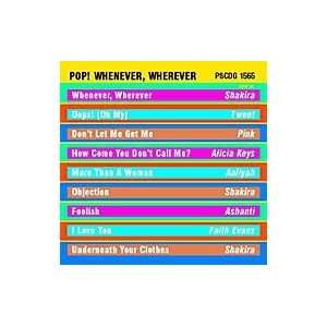  Pop Whenever, Wherever (Female) (Karaoke CDG) Musical 