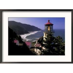 Heceta Head Lighthouse, Florence, Oregon, USA Framed 