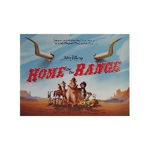 HOME ON THE RANGE (BRITISH QUAD) Movie Poster 