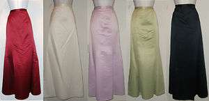 NEW Genuine MILANO dressy formal A LINE full length skirt, sizes M,L 