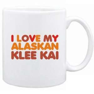  New  I Love My Alaskan Klee Kai  Mug Dog