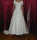 Mori Lee 40 Prestige Wedding Bridal Dress Gown sz 6+Veil+Train 
