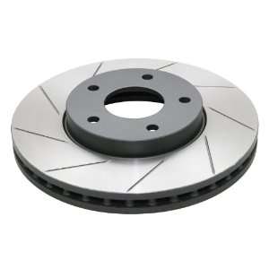   Street Slotted Front Vented Right Hand Disc Brake Rotor Automotive