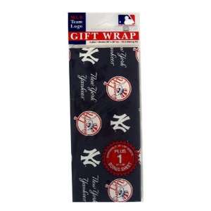  New York Yankees Flat Gift Wrap