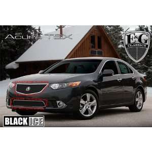   : ACURA TSX 2011 2012 OPEN FACE BLACK ICE MESH GRILLE KIT: Automotive