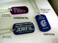 10 Custom Dog Tags, Personalized Military ID Pet Tags  