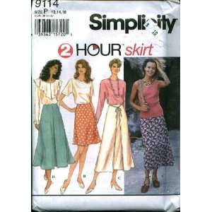   Simplicity 9114 Size 12 16 Skirts Simplicity Pattern Company Books