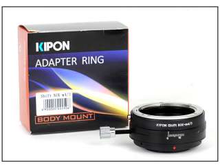 Kipon Shift adapter Nikon to M4/3 E P1 E P2 G1/GH1/GF1  