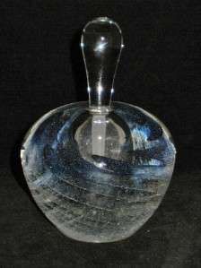 Nourot Crystal Perfume Bottle, Signed PS 04 86 MN  