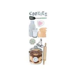  Martha Stewart Crafts Baking Cookies Dimensional Stickers 