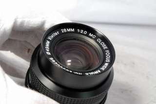 Nikon Vivitar 28mm f2.0 lens Ais Ai S wide angle prime f2  