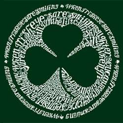 Los Angeles Pop Art Mens Irish T shirt  