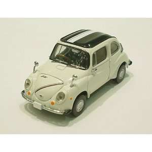   Subaru 360 Young SS 1968 White 1/43 Scale Diecast Model Toys & Games