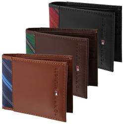 Tommy Hilfiger Mens Bi Fold Passcase Wallet w/ Ribbon  Overstock