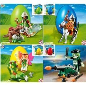  Set Of All Four 2011 Playmobil Eggstras Toys & Games